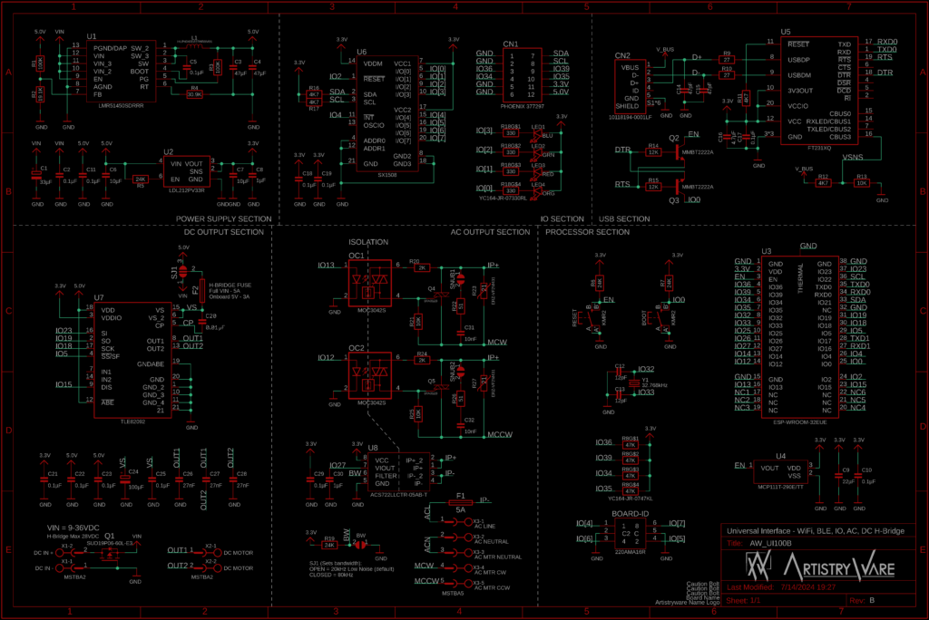 Ui100B Schematic