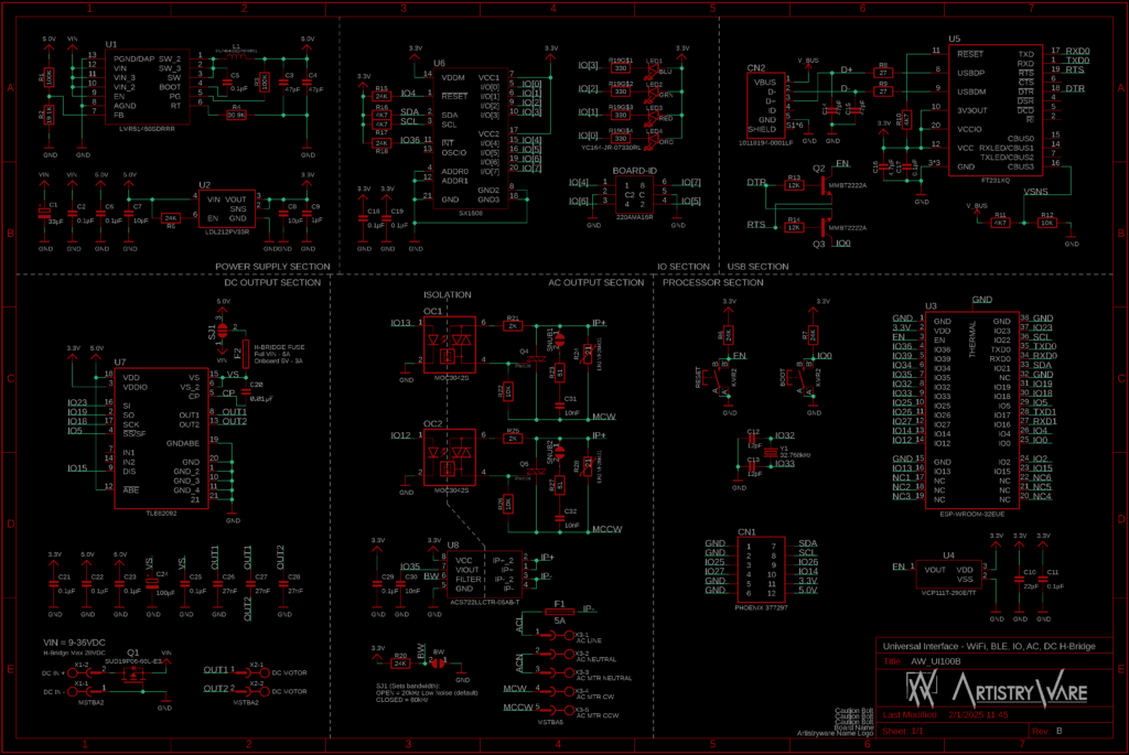 Ui100B Schematic