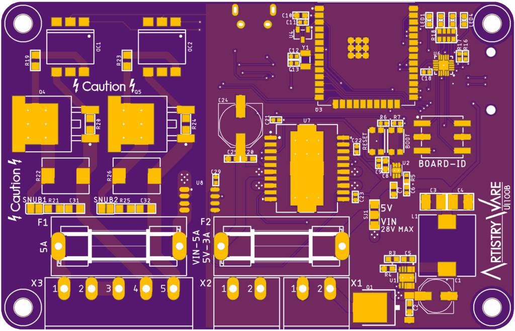 AW UI100B Board Top cropped UI100B PCB Top
