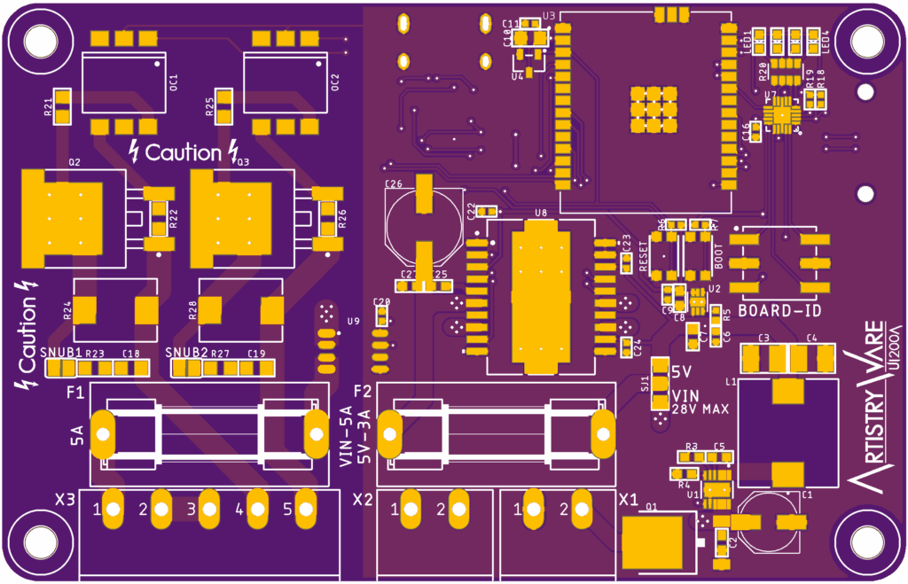 AW UI200A Board cropped